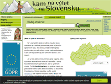 Tablet Screenshot of kamnavylet.sk